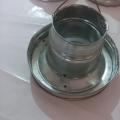 1kg Steel Poultry Food Feeder For Hens Chicks (1 Piece). 