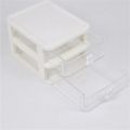 Lipstick | Makeup Organizers Cute Bunny Handle Plastic Storage Drawer Makeup Storage Box Cosmetics Storage Shelf Plastic Storage Shelves | Desk Organizer 2 Layers Perfect for Gril | Woman. 