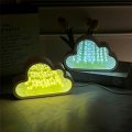 Cloud Tulip Lamp DIY Tulip Night Light Cloud Tulip Mirror Night Light Table Lamp-Purple. 