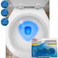 10pcs/set Blue Tablet Toilet Bowl Cleaner Automatic Tank Bowl Bathroom System Toilet Cleaner. 