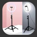 Ring Light 10 Inches + Right Light Stand 7 Ft | Best for Photography & Video | Remote Control Light | Photography Lighting | ring light for photography.. 
