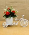 Unique Floral Cycle Decoration With Artificial Flowers Bicycle Woven Flower Basket Flower Vase for Home Wedding Decoration Best For Gift Home Deoration. 