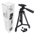 3120 - Tripod Camera Stand With Mobile Holder - Black. 