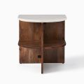 C Shape Side Table - Contemporary Design - Laptop Stand, Couch Table - End Sofa Table - Living room Table. 