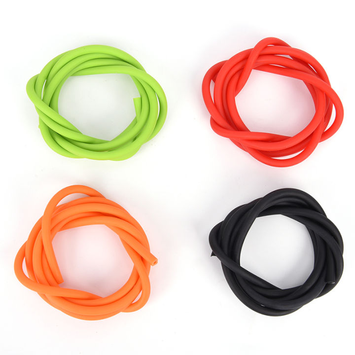 【HOT】 Natural Latex Slingshots Rubber Tube 1M For Hunting Shooting 1.7X4.5Mm Diameter High Elastic Tubing Band Accessories