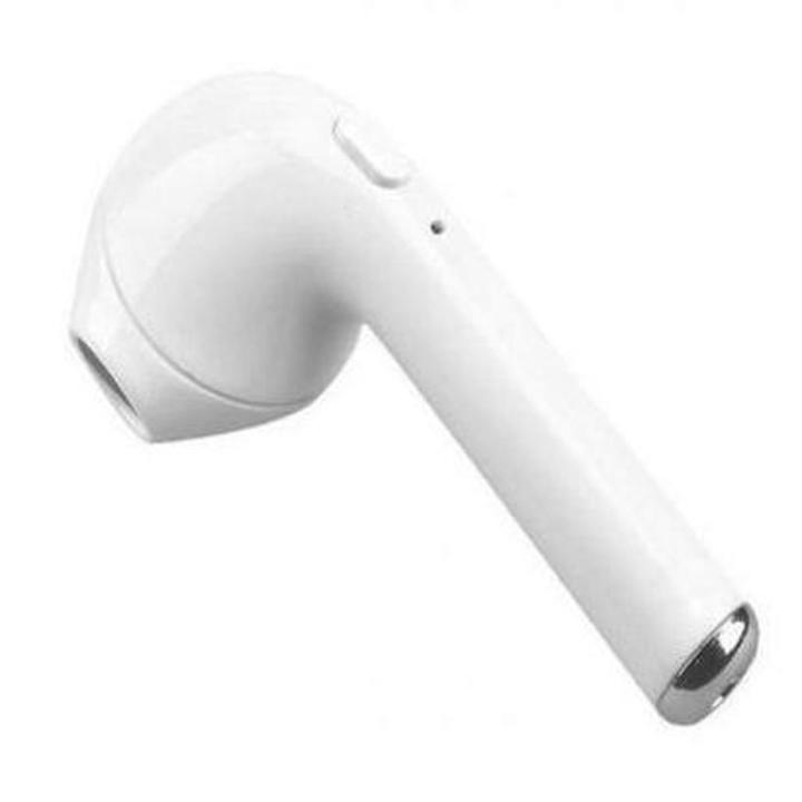 Mini Wireless Bluetooth Portable Mobile Phone Earphone HBQ i7 Single Earphone - White