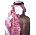 Printed Arabic Red Rumal High Quality. 
