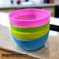 Plastic Glass And Bowl Set, Pack Of 4. 