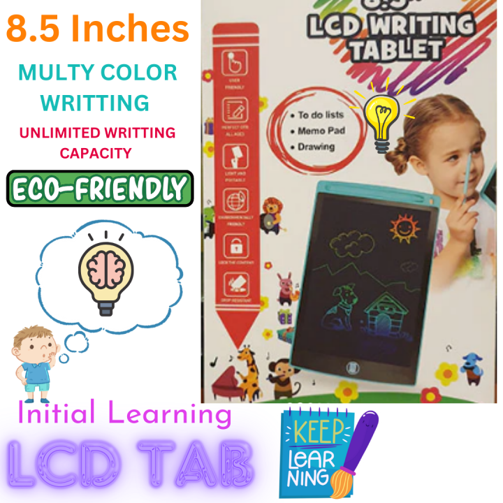 LCD Writing Tablet 8.5 Inch,  Writing Drawing Colorful Screen Doodle Board, 8.5"Handwriting Drawing Tablet Gifts  for your toddlers