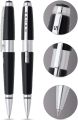 Cross Edge Jet Black Selectip Rolling Ball Pen AT0555-2. 