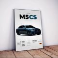 BMW M5 CS  wall poster  | wall frame | wall art | wall canvas | home decoration. 