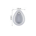 Earring pendant silicone mold Customizable Flexible Heat-resistant Epoxy resin jewelry making molds Smooth surface Easy to demold Heart shaped charms for DIY enthusiasts Jewelry makers Crafters Gift. 