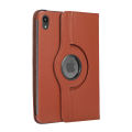 For Apple iPad mini 6 2021/Mini 7 2025 Case 360 Rotating Leather Flip Smart Protective Cover. 