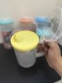 Lavienna  1 Liter & 1.5 Liter Plastic Oil Jug Liquid Jug Liquid Container Multipurpose For Kitchen Use High Quality Beautiful Design Anti-Spill Liquid Jug for Oil, Vinegar & Milk Jug, Cooking Essentials high-quality food-grade plastic. 
