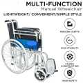 Standard Imported Wheelchair Folding for patients and hospitals. 