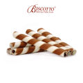 Snacks - Biscuits - Chocholate Waffers - Biscotto Stick Wafers - Biscotto Chocolate Hazlenut Flavour Wafers - Wafers Biscuits - Biscotto Biscuits - Crunchy Wafers Chocolate Hazlenut Flavour (125g). 