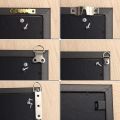 140 Pcs Photo Frame Hanging Hooks Kit, 9 Models Picture Hanger Hooks with Screws for Office Family Photo Picture Painting Hanging Assorted Types. 