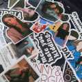 25pcs GINNY AND GEORGIA sticker pack based on the tv show netflix movie series marcus ginny georgia peach summer teen school aesthetic cool fun stickers for journalling. 