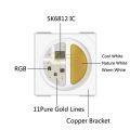 DC5V SK6812 RGBW (Similar WS2812B) 4 In 1 30/60/144 Leds/Pixels/m Individual Addressable IC Led Strip Light IP30/IP65/IP67. 