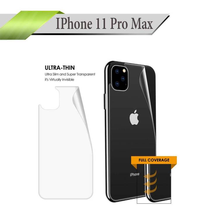 IPhone 11 Pro Max Back Clear Jelly Protector Back Film Protection Hydrogel Film Protector For IPhone 11 Pro Max