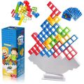 Techmanistan Tetra Tower Stacking Blocks Balance Game - Tetra Tower Game, Russian Building Blocks Game Stacking Game. 