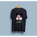 Mickey Mouse Printed Cotton Half Sleeves T Shirt For Women. 