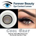 Cool Gray COSMETIC COLORED CONTACT LENSES Eye Contact Lenses Forever Beauty / Disposable Lenses / Lense, Eye Lense / Color Lense / Eye Lenses For Girls Women Men. 