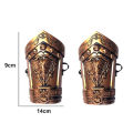 2025 Guanghan Bronze pirate battle armor dragon-shaped lion shield buckler horn shield eye mask mask set. 