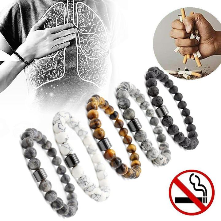 8MM Bracelet
Smoking
Beads
Anti Smoke
Cessation
Protection
Triple
Magnet
8MM
Smoke