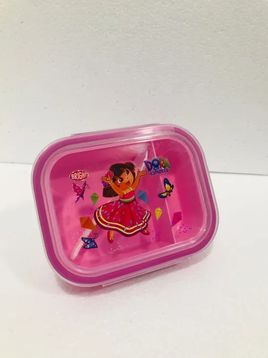 Dora%20Pink%20Lunch%20Box%20For%20Kids%20/%20School%20/%20Tuition%20/%20Picnic%2001%20Pcs%20-%20Image%202