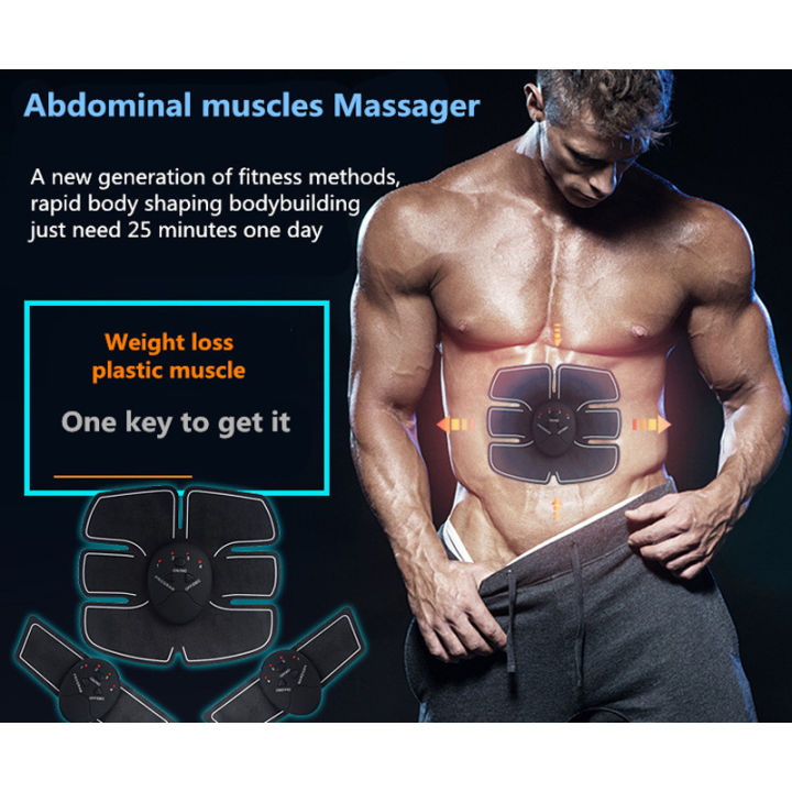 Ems Multi-Purpose Fitness Abdominal Muscle Trainer Home Electric Belly ...