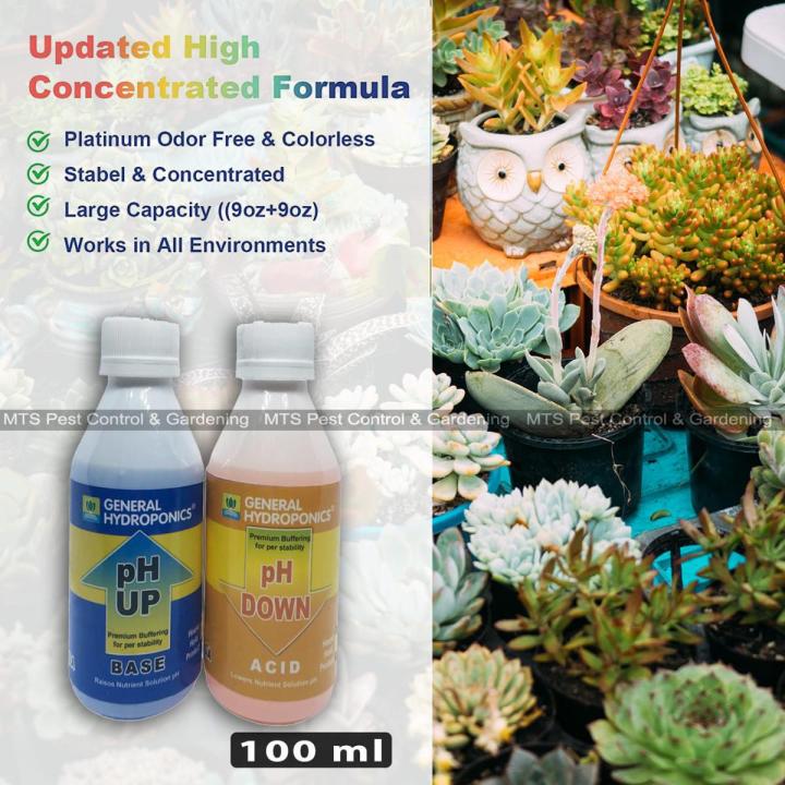 PH up PH down kit General Hydroponics (USA IMPORTED) 100ml each bottle