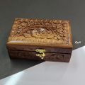 Handmade Wooden Jewelry Box with Carving | Storage Organizer |Pakistani Wooden Storage Box for Girls Accessories |Vintage Wooden Jewelry & Trinket Box | Decorative Storage | With Lock | For Decoration, Gifts, Savings| Wooden Items. 