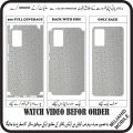 Infinix Hot 8 Back Sheet Jelly Film Anti-stain Wrap Cover Skin lamination (360, Back With Side, Only Back)(GLT-530). 
