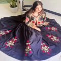 Women's Embroidered Koti And Frock. 
