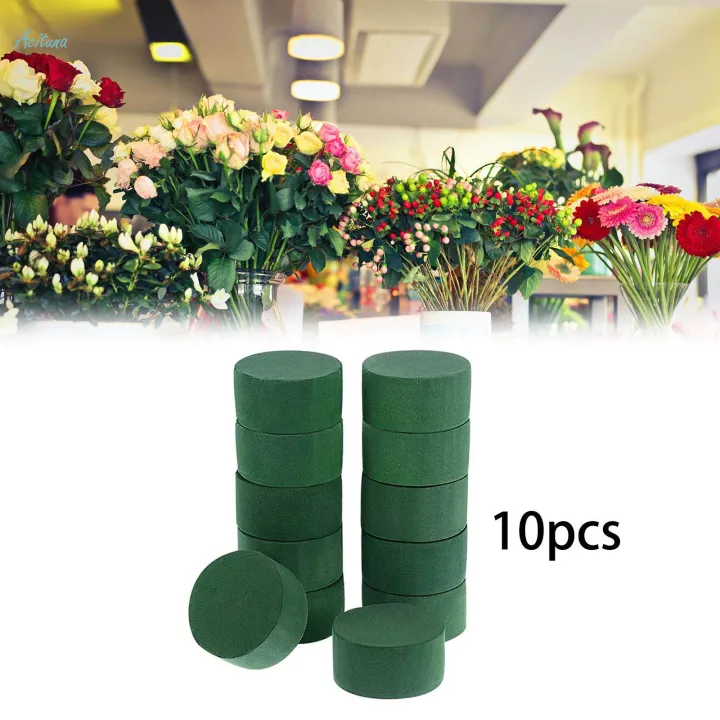 10x%20Round%20Floral%20Foam%20Blocks%20DIY%20Green%20Plant%20Foam%20for%20Wedding%20Birthday%20Decor%20-%20Image%207