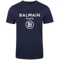 2021 Balmain-Paris France Fashion Vintage Men's Short Sleeve T Shirt Cotton Tee White T Shirt Short Sleeve Summer Casual Tee. 