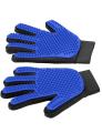 Pet Grooming Glove - Blue. 