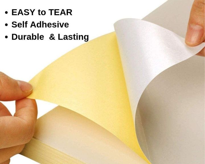 A4 Glossy Sticker Paper Sheet For Shipping Labels Printable Pack of 10