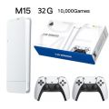 M15 Game Stick 4K, 64 GB 20,000 Plus built in games and  Video Game Console Retro Classic Games 2.4G Double Wireless Controller for PS1/GBA/SNES. 