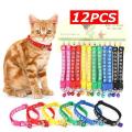 12 pcs / Cat Collar Paws Printed. 