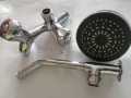 single wall shower. 