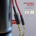 OneOdio A71 Hi-Res Studio Recording Headphones - Wired Over Ear Headphones with SharePort, Monitoring Mixing Foldable Headset with Stereo Sound, 3.5/6.35MM Jack for PC Computer DJ Guitar-Red. 