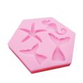 Mermaid shaped Silicone mold Versatile Ocean themed Professional Fondant mold Ocean theme Cake making Cake mold for Home baking Professional bakery DIY cake decorating Party desserts Ocean themed. 