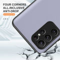For Samsung Galaxy S23 Ultra Polka Dot Plain Leather Luxury Design Back Cover Protective Shell For SamsunS23 Ultra GalaxyS23 Ultra S23Ultra Soft Edges Phone Case Drop Proof. 
