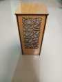Table Lamp, Wooden Square Laminated MDF, Laser Cut, Home Decor. 
