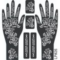 Mehndi sticker stencil designs. 