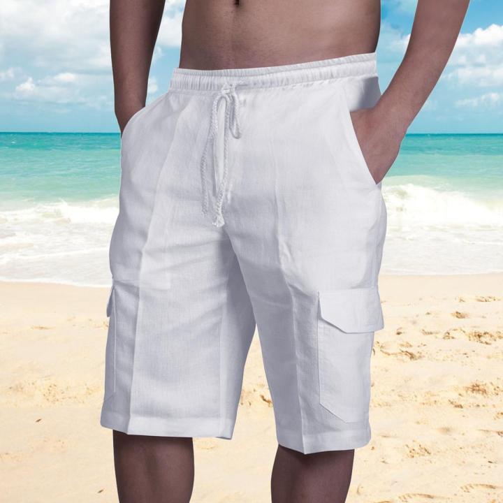 Beach Shorts Pockets Multi Pockets Men Shorts