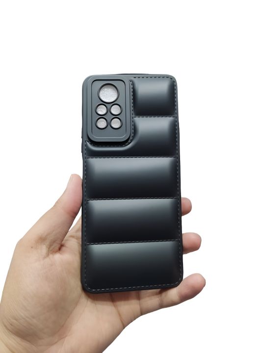 Infinix Note 11 Pro Cover Soft Puffer Camera Protection Down Jacket Phone Case