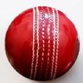 Hard Ball For Cricket - Hardball Red Weight 156 Grams Red 72 Stitches Hand Stitched. 